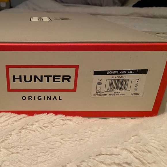 Hunter Matte Black Knee High Rain Boots size 6 - Picture 8 of 11